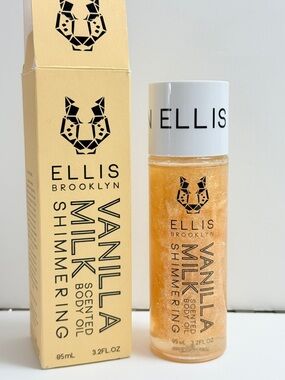 Ellis Brooklyn Vanilla Milk Shimmering Body Oil — Gold